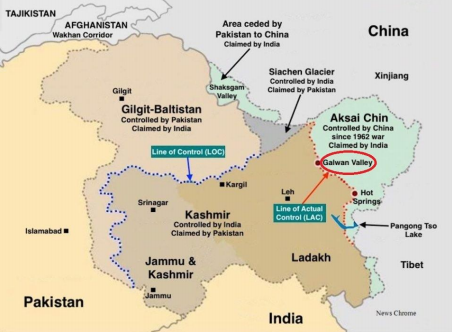 India-China Galwan Faceoff