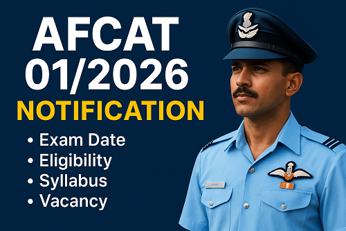 AFCAT 01/2026 Notification — Your Complete Flight Plan to Join the Indian Air Force