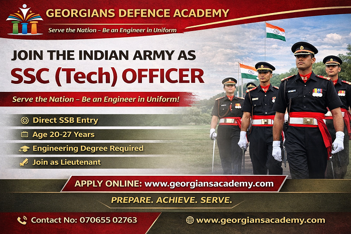 Join the Indian Army as an SSC (Tech) Officer Serve the Nation – Be an Engineer in Uniform