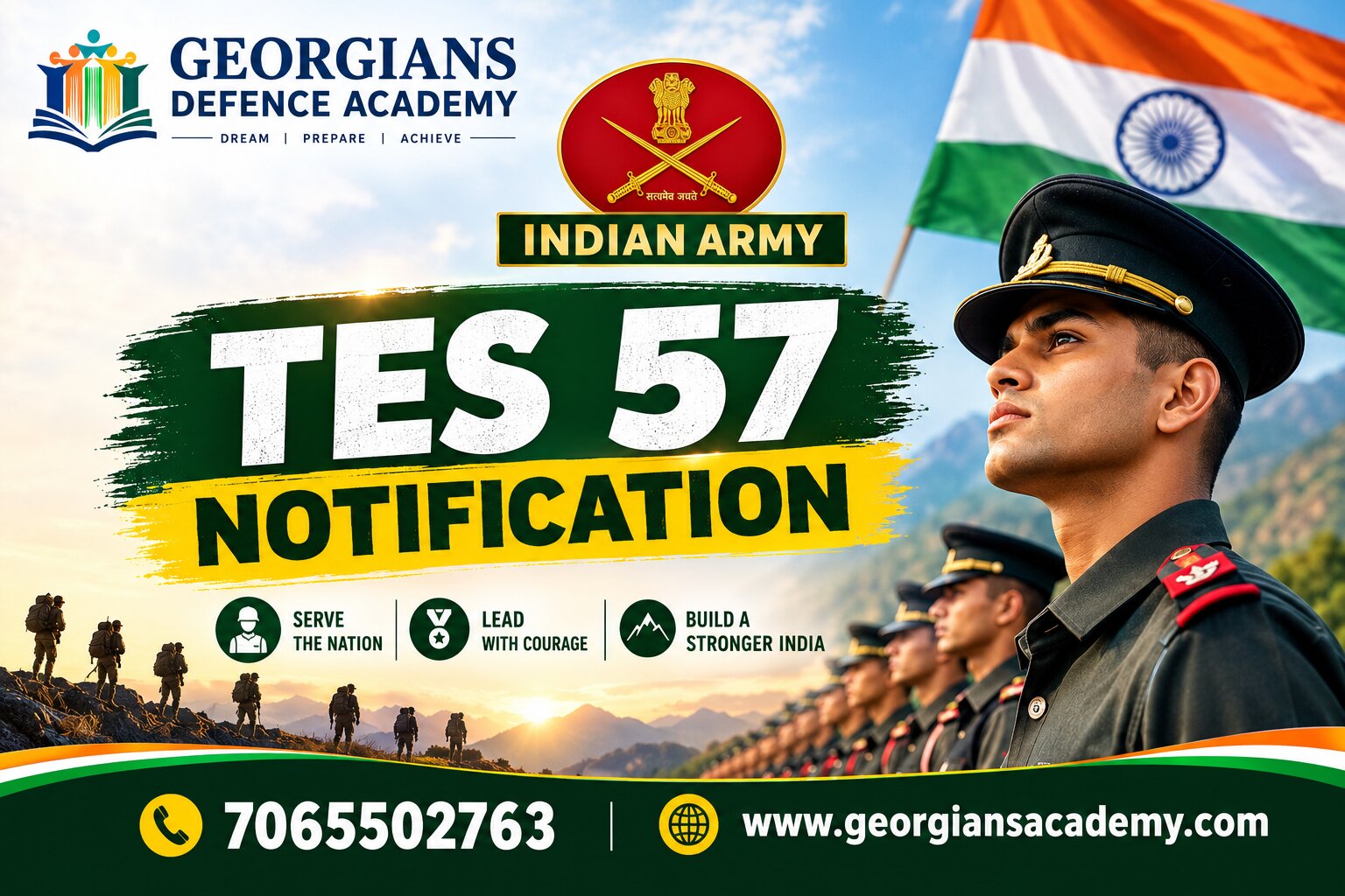 Indian Army TES-57 Notification